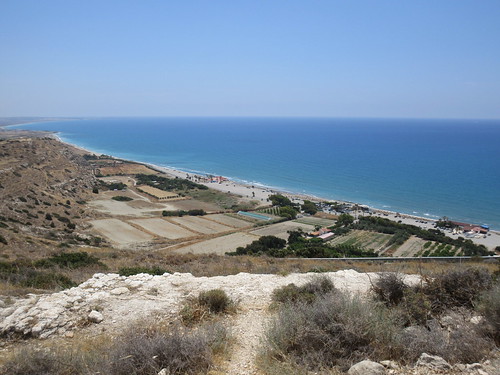 Mediterranean coast, beach below Kourion, Cyprus