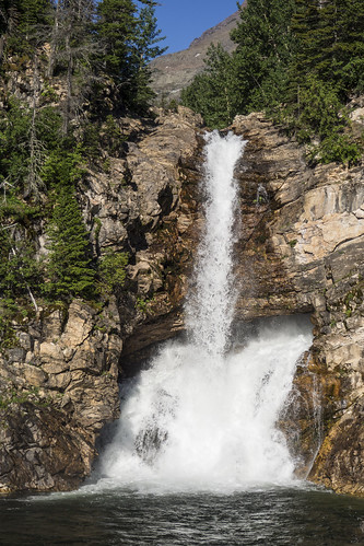 runningeaglefalls trickfalls glaciernationalpark montana