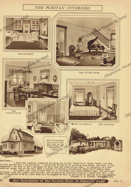 Sears 1927 Puritan Interior