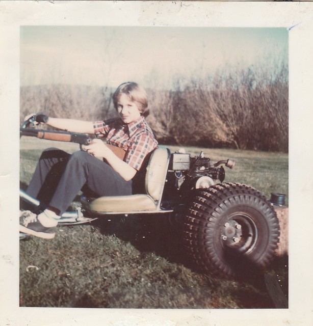 DANNY ON THE TERRAIN CYCLE IN NOV 1975