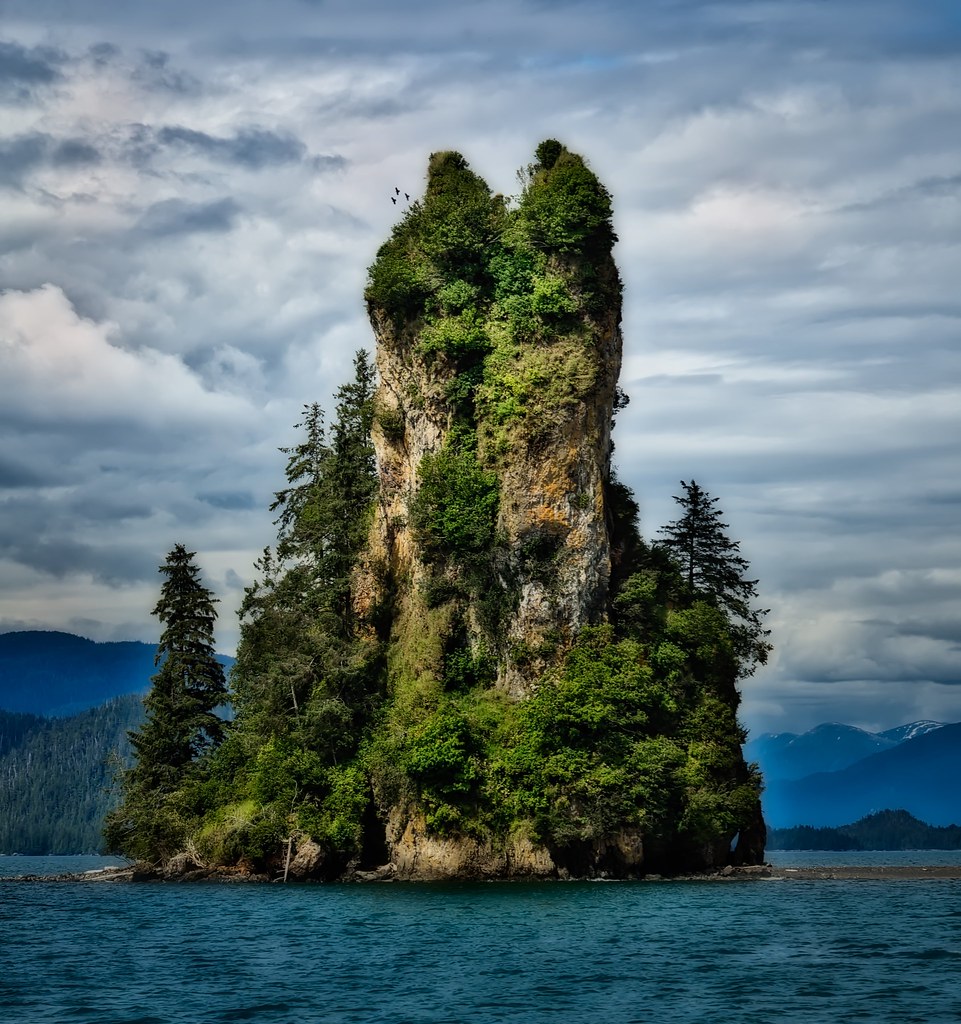 New Eddystone Rock, Alaska | The Alaskan island called New E… | Flickr