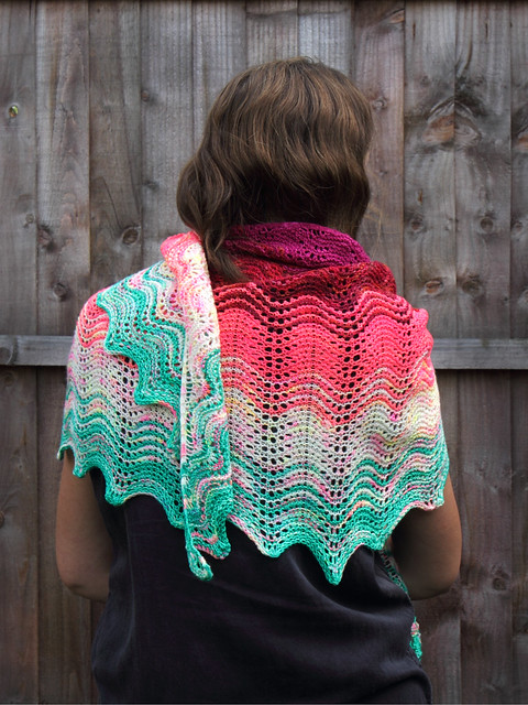 Blend In, Stand Out shawl pattern by Brixton Purl