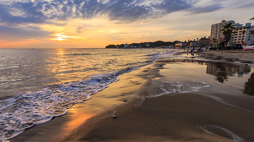 utsumi beach sunset aichi