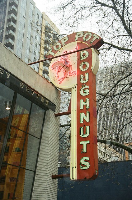 Top Pot Doughnuts Signage