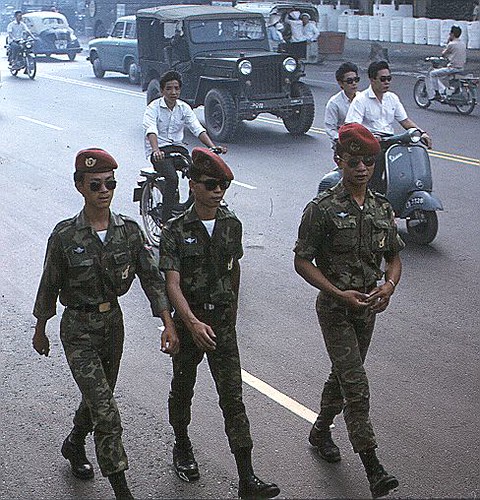 ARVN rangers in downtown Saigon | TahitiNut | Flickr
