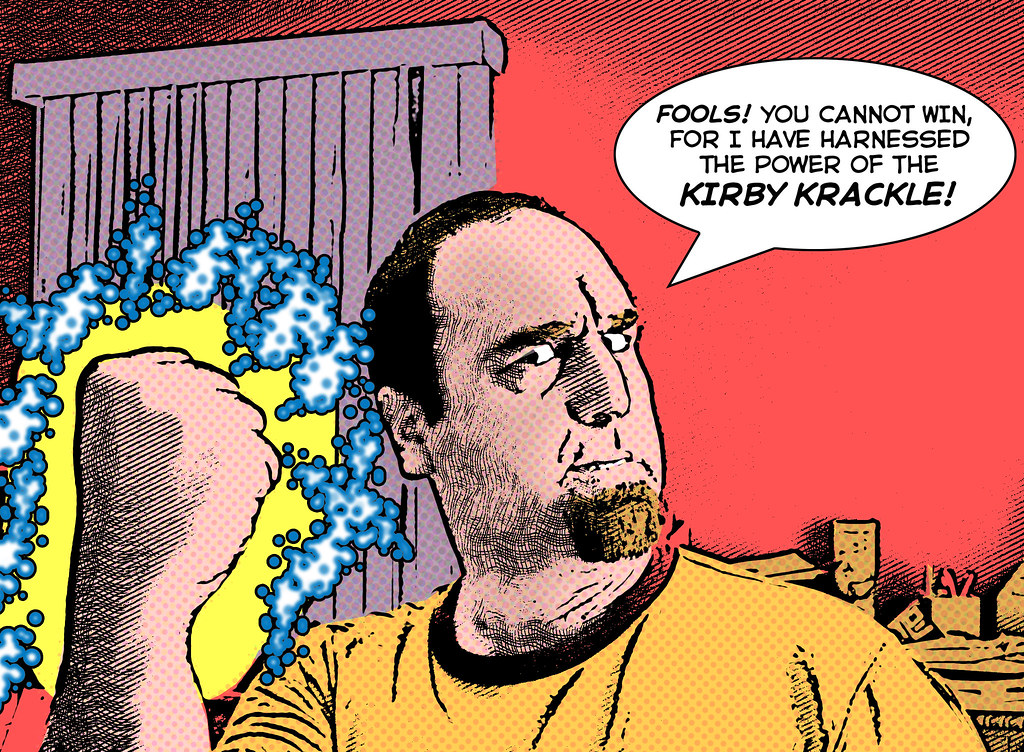 Trying to copy comic book effects | It only took me an hour … | Flickr
