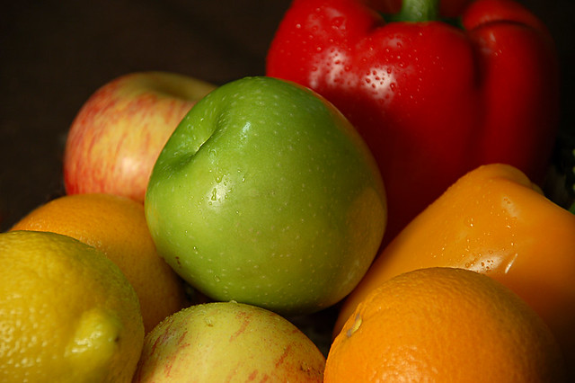 Colorama de fruits et légumes