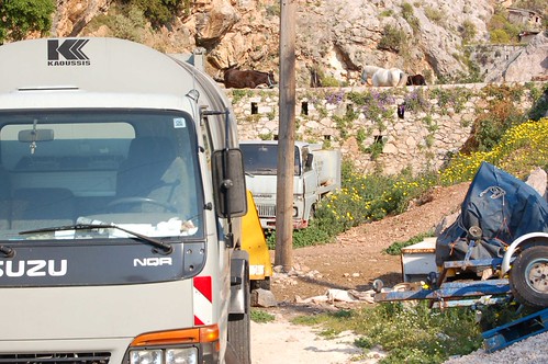 Hydra Mules: Lorry park | by Mules and Donkeys of Hydra