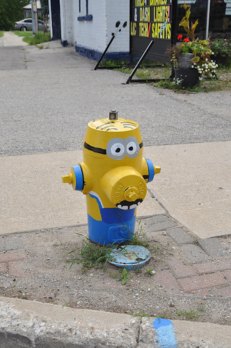 lucknow ontario fire hydrant minions