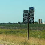 US34 IA163 West US218 IA27 North Signs 