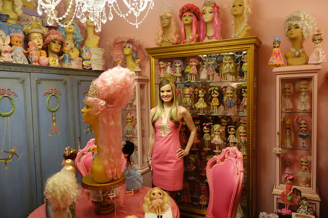 Today my dress matches my doll room!