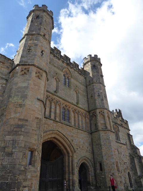 The abbey gatehouse from the outside