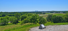 View Southwest from Monks Mound -- Cahokia Mounds State Historic Site Near Collinsville (IL) June 2018
