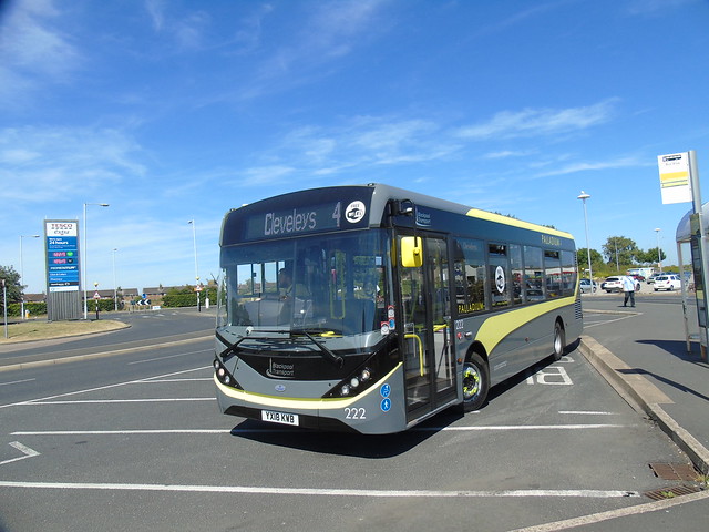 222 Blackpool Transport YX18KWB Blackpool (June 25 2018)
