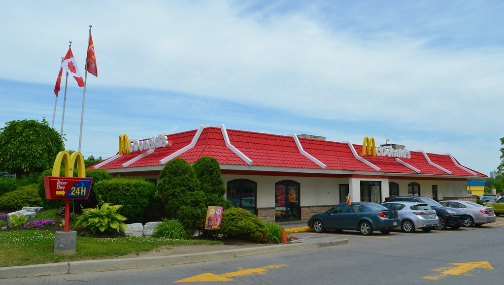 McDonald's Restaurant With Iconic Mansard Roof. 1125 S