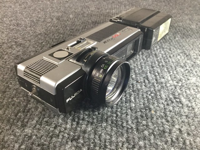 Pocket Fujica 350 Zoom with Fujicolor Strobo P Flash