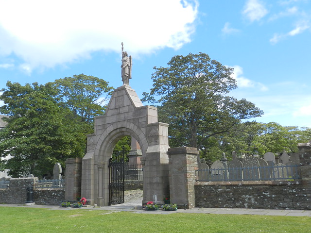 Kirkwall and St Ola War Memorial, Kirkwall, Orkney Isles, June 2018