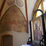 Południowe polichromie kaplicy Mildenitzów w obejściu prezbiterium kościoła NMP Królowej Świata w Stargardzie