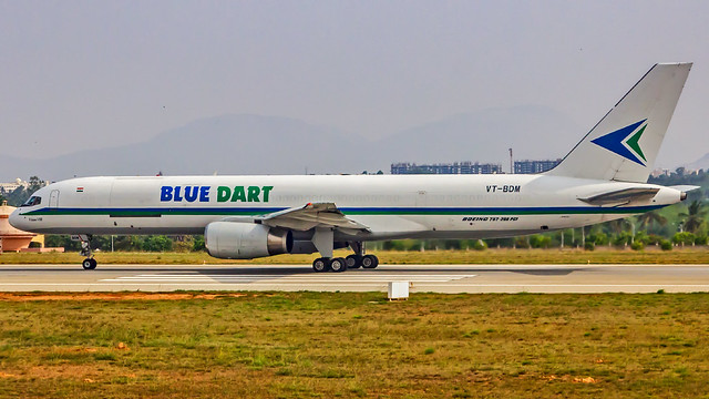 Blue Dart Boeing B757-200PCF VT-BDM 