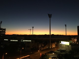 The Gabba Cricket Grounds at Sunrise
