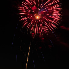 July 4th 2018 Fireworks Alexandria Bay New York United States Of America
