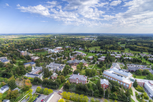 hdr aerial drone quadcopter dji phantom3 advanced college campus stlawrence university northcountry canton newyork