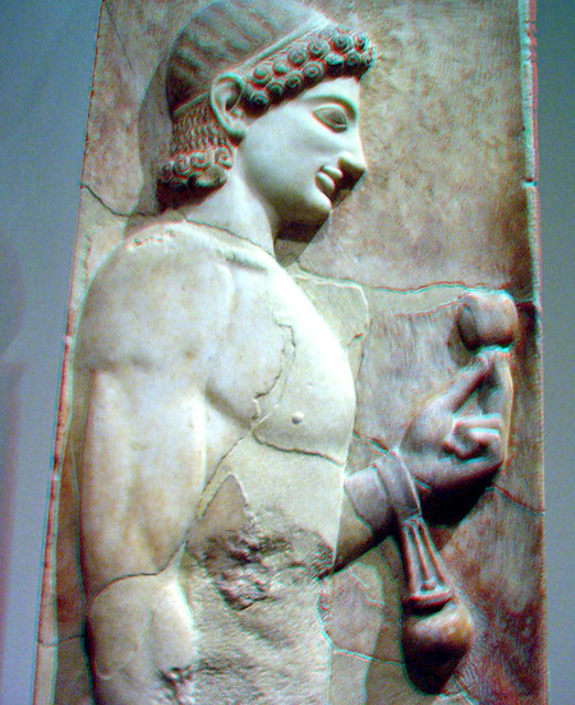 Archaic Greek bas relief