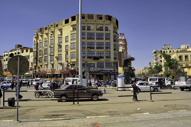 One corner of Luxor street