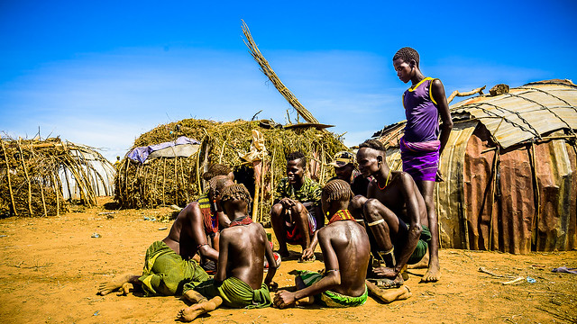 Poblado Dassanech, Ethiopia