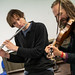 (L-R) Composer Meilyr Jones and Musical Director Aly Macrae. Photo credit Aly Wight