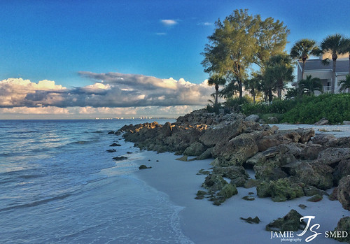 iphoneedit jamiesmed app snapseed landscape sarasota florida sky sunrise clouds 2015 iphone5s ocean beach october shotoniphone