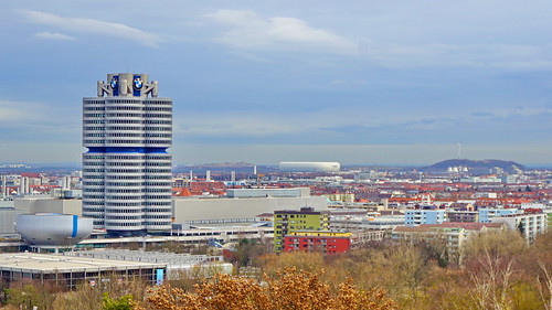 munich sky tower germany bayern skyscraper olympiapark view viewpoint