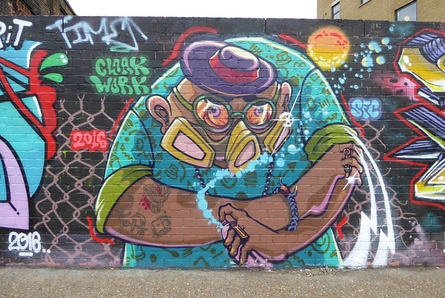 Cloakwork graffiti, Shoreditch