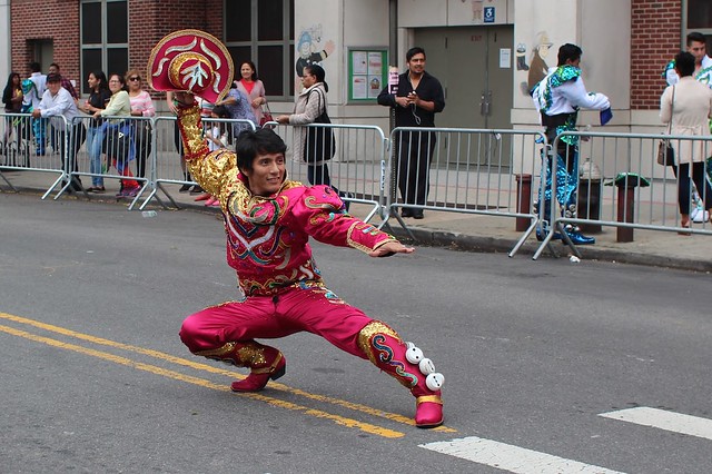 this joyous one in the Bolivia Day Parade