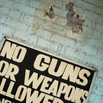 No guns or weapons allowed