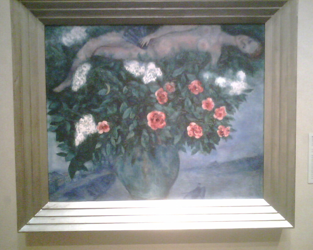 Chagall Roses The Woman and the Roses | Painted by Marc Chagall, 1929. | Flickr
