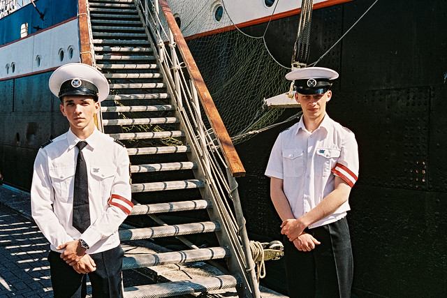 guards at the gangway