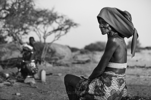 Mukubal woman in Virei. Namibe, Angola.