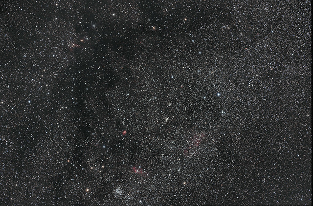Grand champ Messier 52 et la bulle