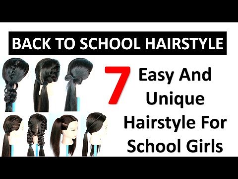 7 Easy And Unique School Hairstyle For Girls Cute Hairst