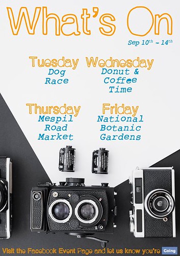 “Life is like a camera. Focus on what's important. Capture the good times. And if things don't work out, just take another shot.” ???? For some good times, make sure to get involved with our social activities this week!