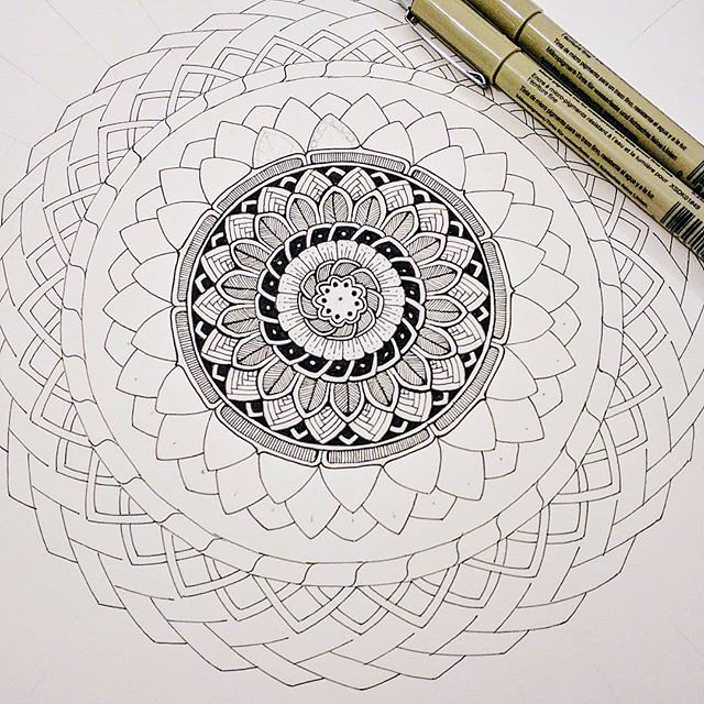 Smooth sheet Mandala Sketch Painting, For Wall Frame, Size: A3 at Rs  499/piece in Chhatarpur