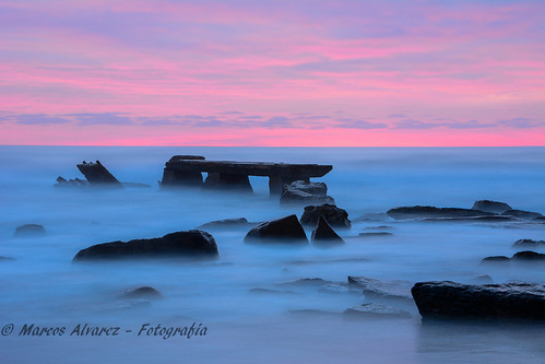 mar alóleo sea inoil fotografía largaexposición diurna day longexposure photography amanecer muelle puntacantera sunrise pier mardelplata argentina