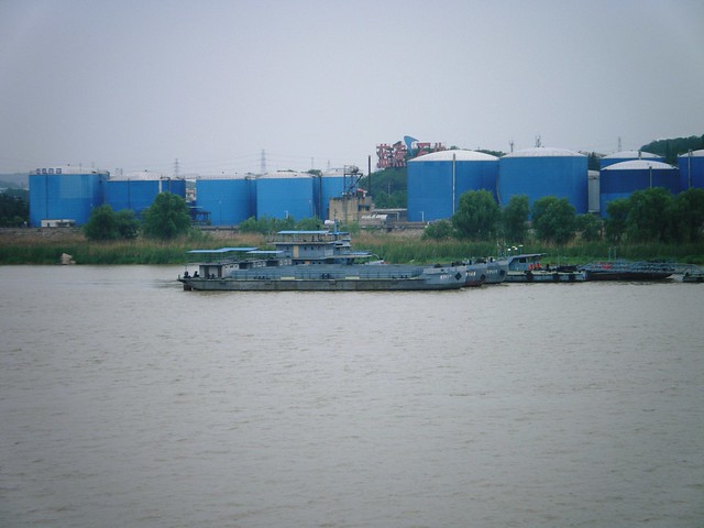 Barges on the Yangtze