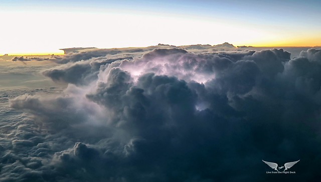 Thunderstorm, from above