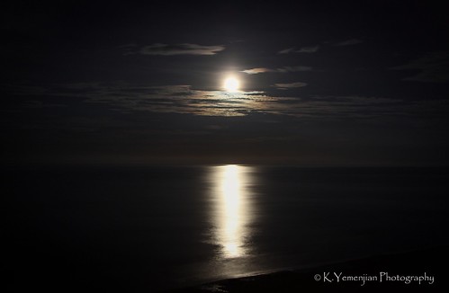 moon beach moonshine reflection atlanticocean oceanview ocean florida southflorida cloudy