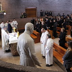 misa en honor a los Santos Patronos de la Facultad en el Santuario del Padre Hurtado