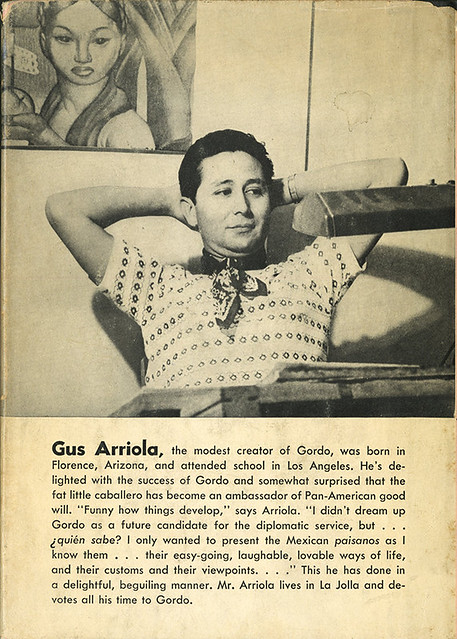 Gus Arriola, creator of Gordo. [Dust jacket]