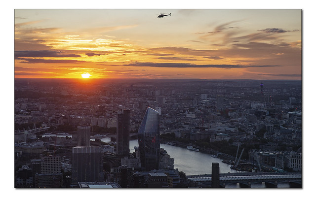 London at Sunset from The Shard