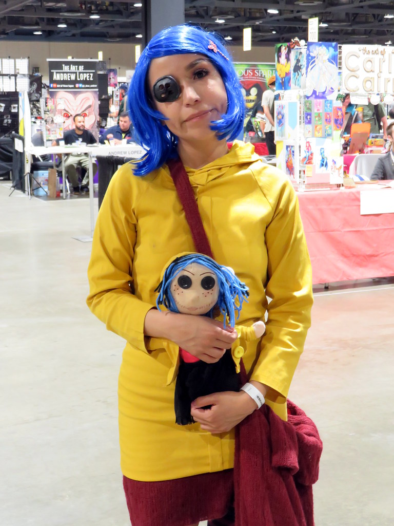 Coraline | I love the detail with the one button sewn on, an… | Flickr